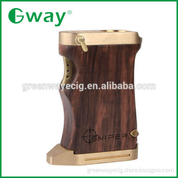 2015 Greenway Newest mechanical mod, wood sniper box mod vs snowman vape box mod